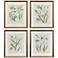 Bliss 16"W x 19"H Framed Art Set of 4