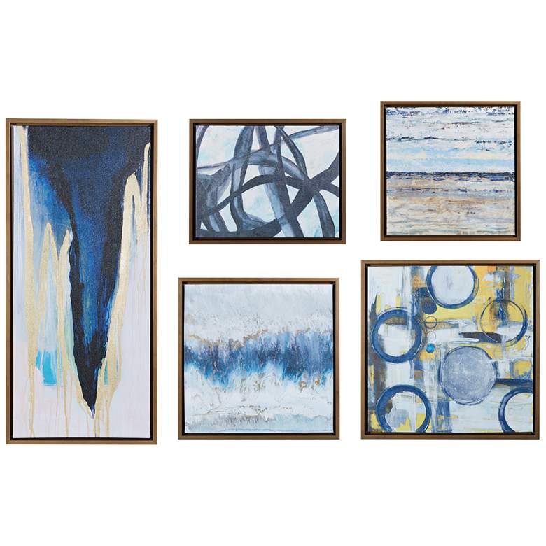 Image 2 Bliss 5-Piece Gel Coated Gallery Art Set