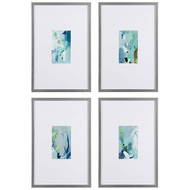 Image 1 Bliss Framed Wall Art Set of 4