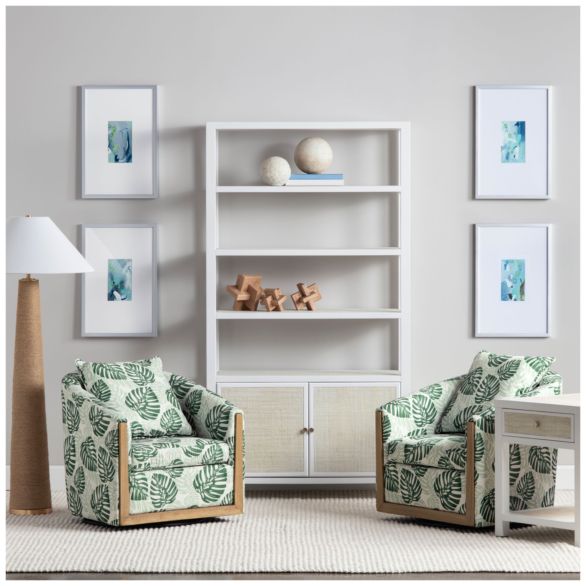 Thumbnail3 of Bliss Framed Wall Art Set of 4 more views