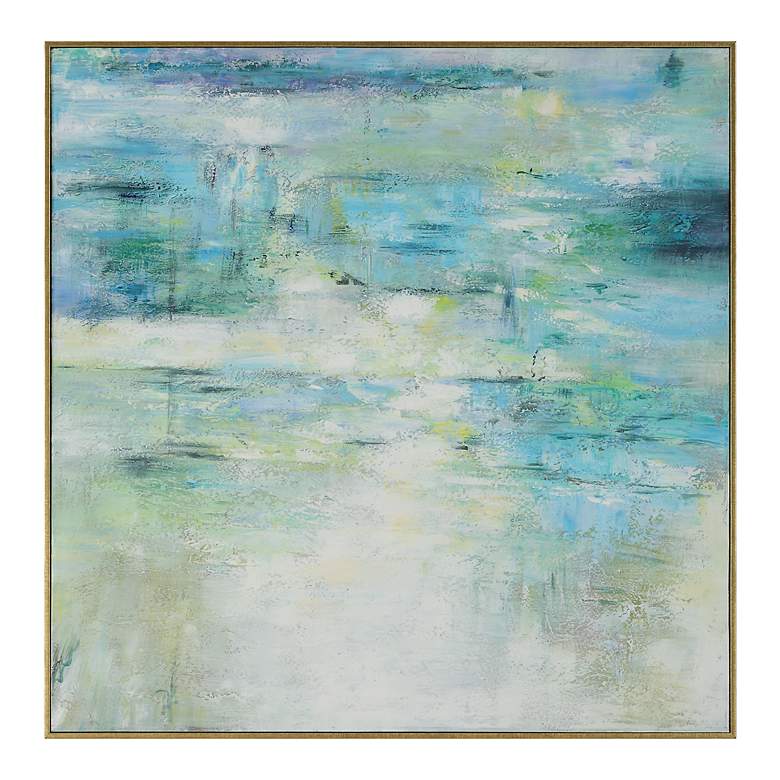 Image 2 Blissful 42.75" Hand Painted Canvas Wall Art