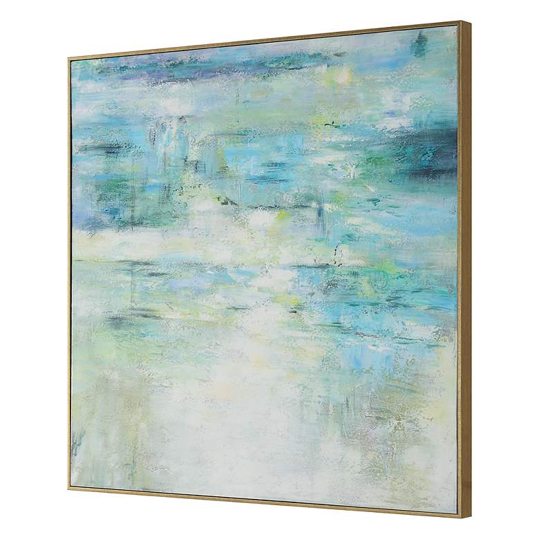 Image 5 Blissful 42.75" Hand Painted Canvas Wall Art more views