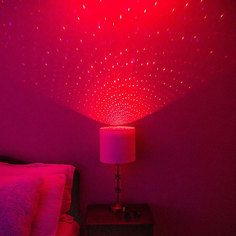 Image 2 BlissLights 6" High BlissBulb Red Laser Light Bulb more views