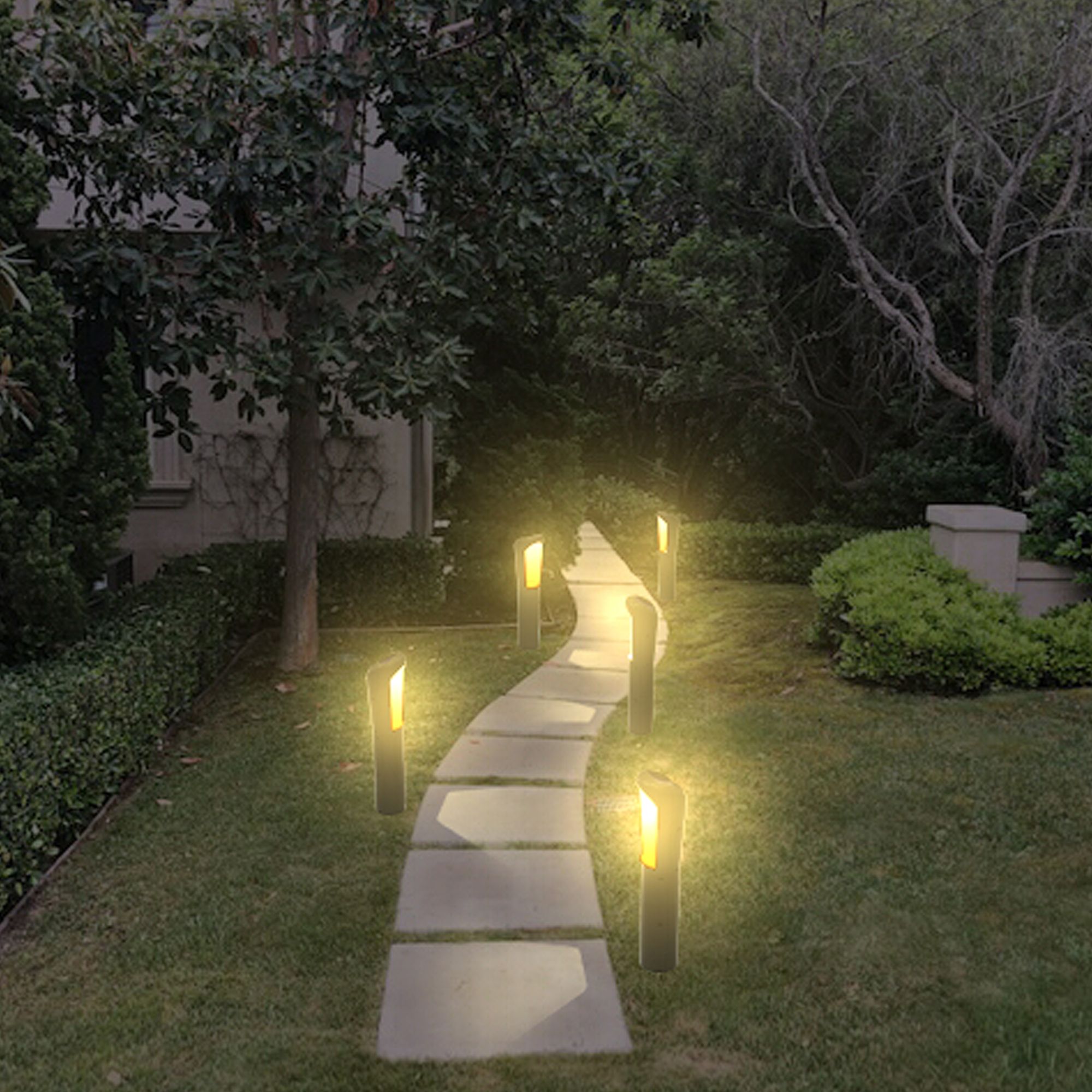 solar landscape accent lights