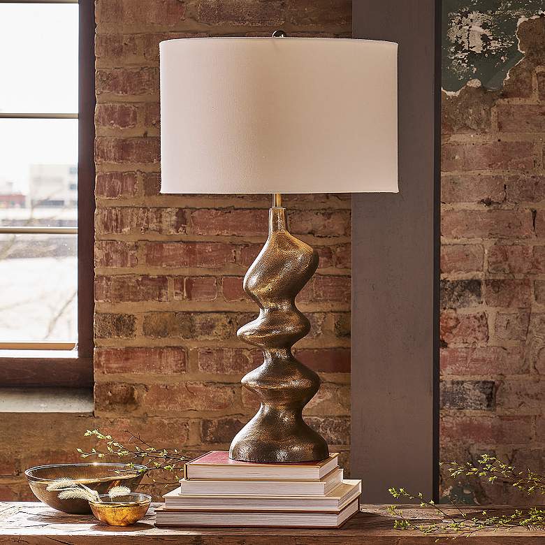 Image 1 Blobby Table Lamp (Brass)