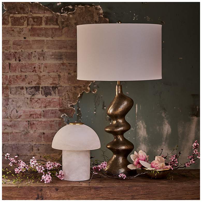 Image 4 Blobby Table Lamp (Brass) more views