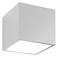 Bloc 5.5"H x 5.5"W 2-Light Outdoor Wall Light in White
