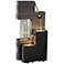 Block Fall 33 1/2"H Black Gray Outdoor LED Floor Fountain