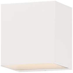 Blok 1-Light LED Outdoor Sconce White