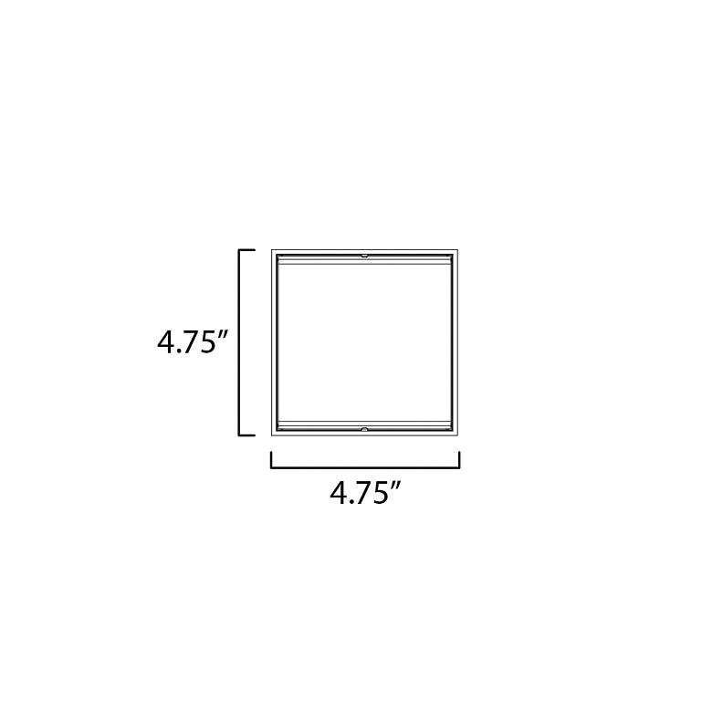 Image 5 Blok 1-Light LED Outdoor Sconce White more views