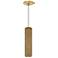 Blok 3 1/4" Wide Aged Brass Freejack Mini Pendant Light