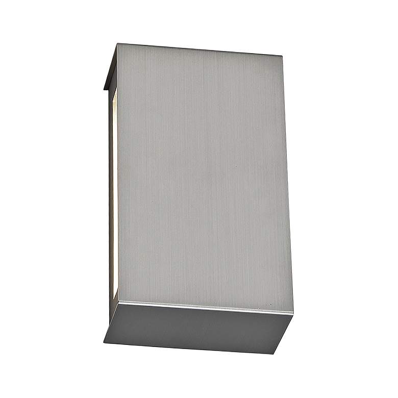 Image 2 Blok 7 inchH Nickel LED Wall Sconce w/ Emergency Backup Battery more views