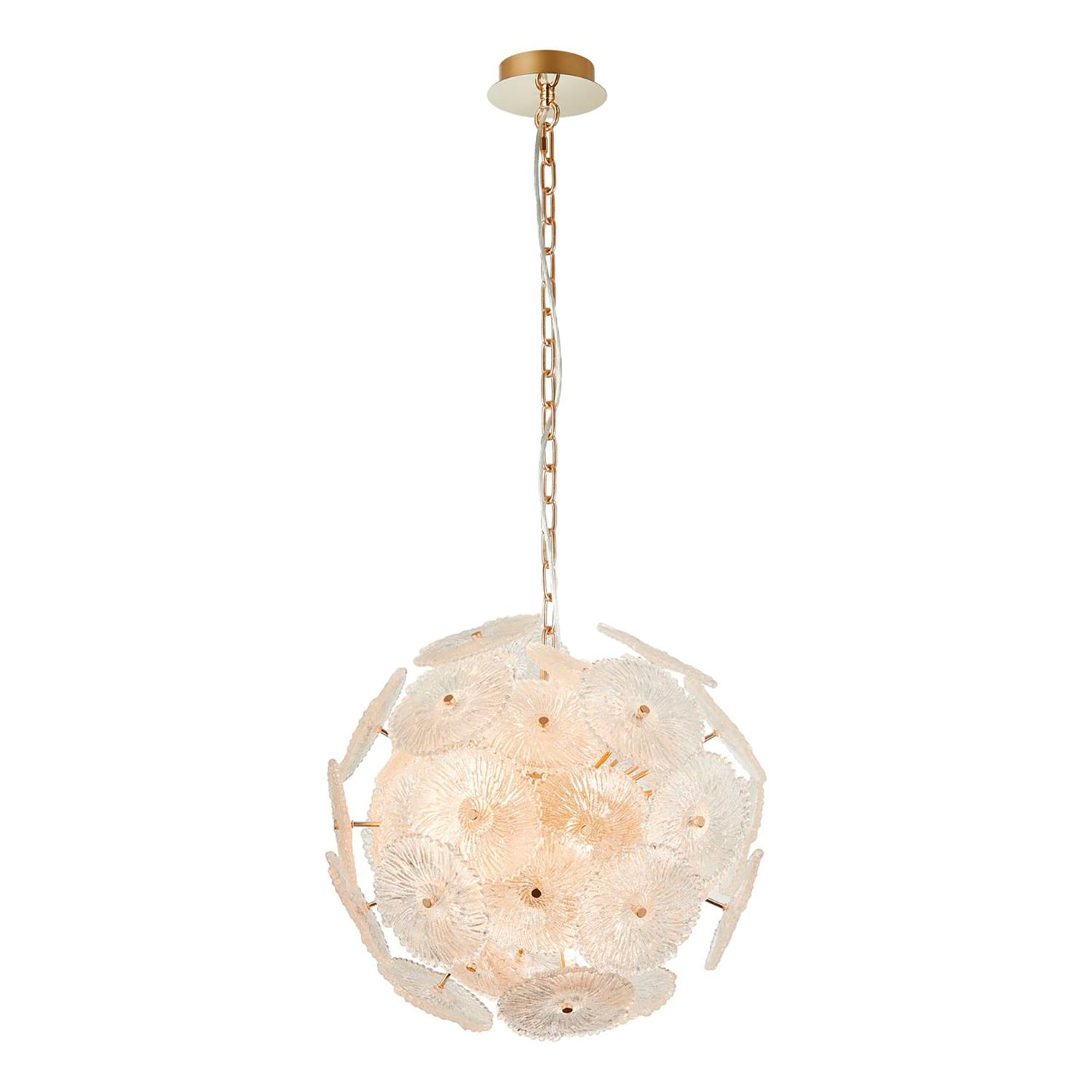 Image 3 Bloom 19.5" Wide 18-Light Brass Chandelier With Clear Glass Shade more views