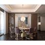 5_Bloom 19.5" Wide 18-Light Brass Chandelier With Clear Glass Shade more views