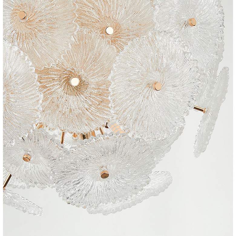 Image 7 Bloom 19.5" Wide 18-Light Brass Chandelier With Clear Glass Shade more views