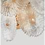 5_Bloom 9" High 2-Light Brass Wall Sconce With Clear Glass Shade more views