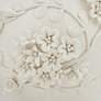 3_Bloomer 8 3/4" Wide White Glazed Floral Decorative Vase more views