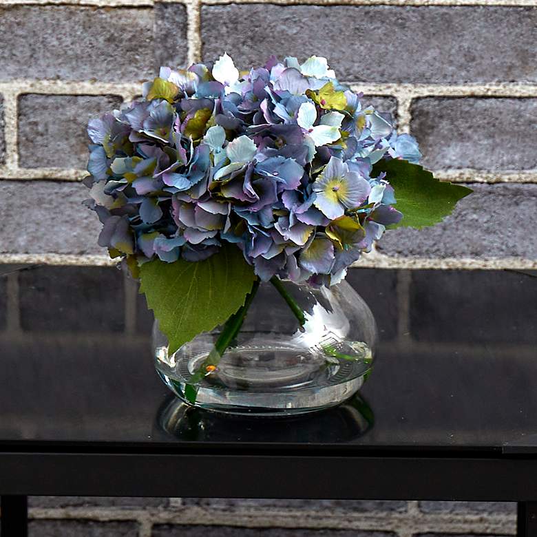 Image 4 Blooming Hydrangea with Vase more views