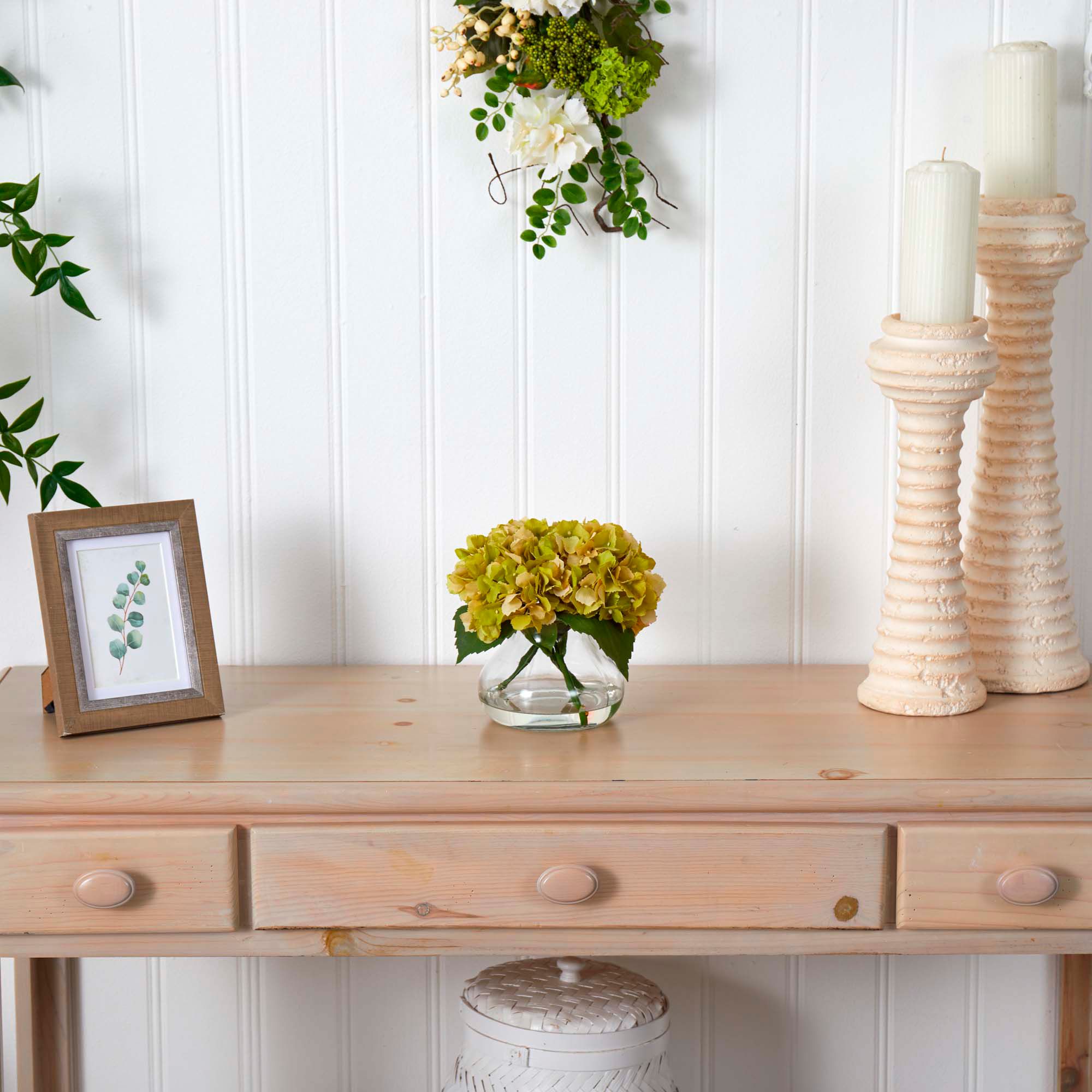 Image 3 Blooming Hydrangea with Vase more views