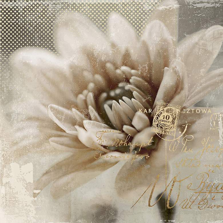 Image 1 Blooming Softly II 20 inch Square Wall Art