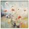 Blooms in the Meadow II 38"W x 38"H Modern Canvas