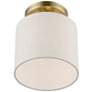 Thumbnail4 of Blossom 1 Light Antique Brass Petite Semi-Flush more views