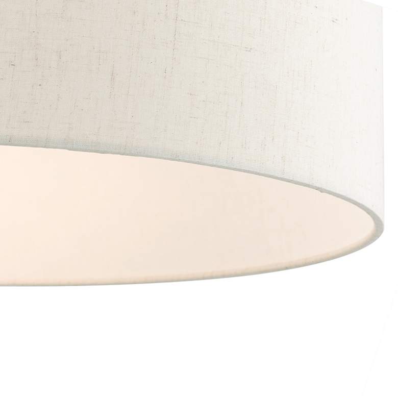 Image 5 Blossom 18" Wide Brushed Nickel 3-Light Drum Pendant more views