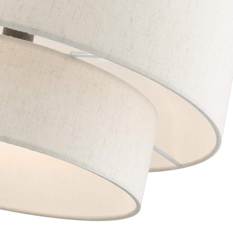 Image 6 Blossom 20"W English Bronze 2-Tier Drum Shade Pendant Light more views