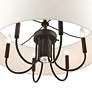 7_Blossom 24" Wide English Bronze Drum Pendant Light more views