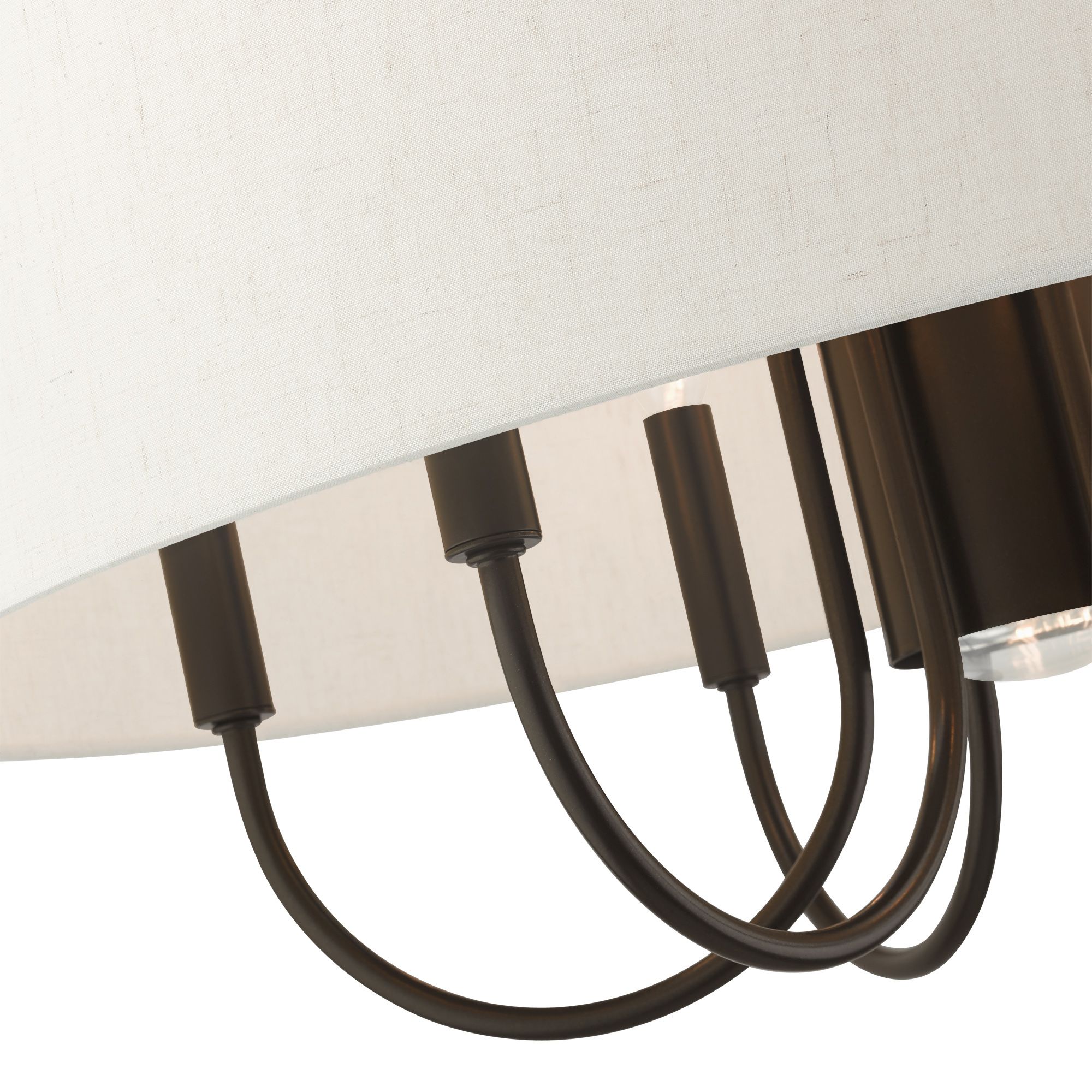 Blossom 24" Wide English Bronze Drum Pendant Light