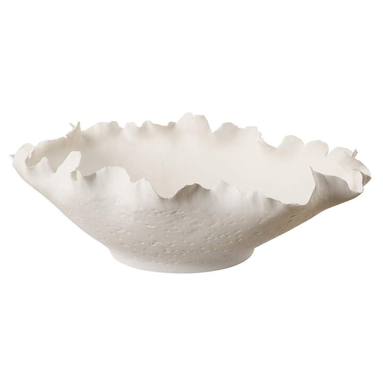 Image 5 Blossom 4.5" Tall Off White Ceramic Bowl more views