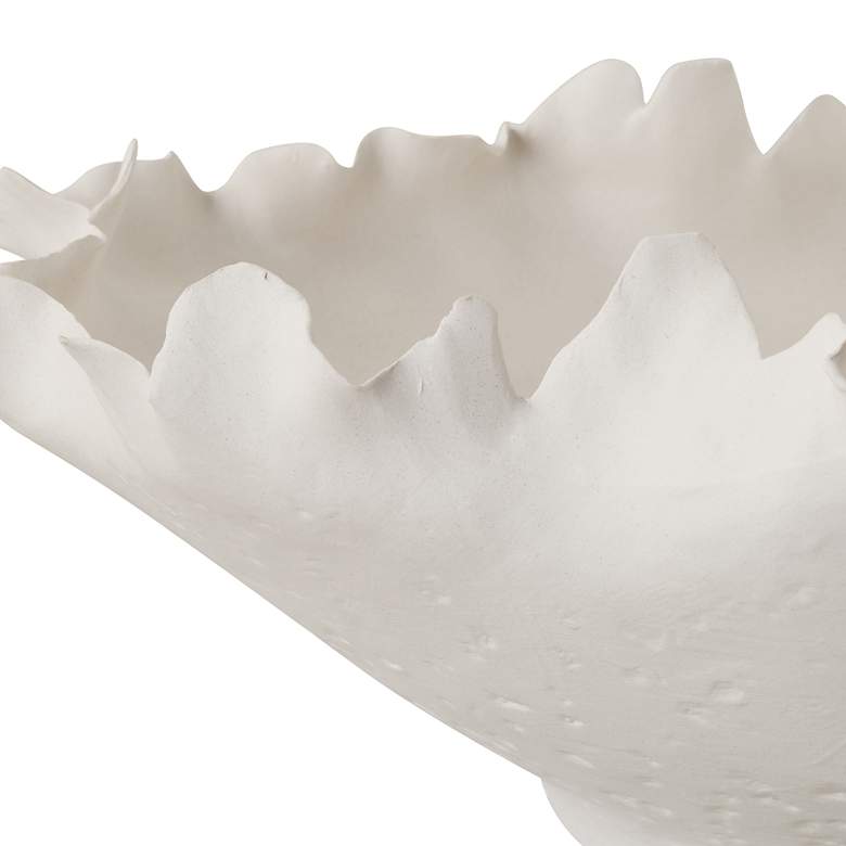 Image 6 Blossom 4.5" Tall Off White Ceramic Bowl more views