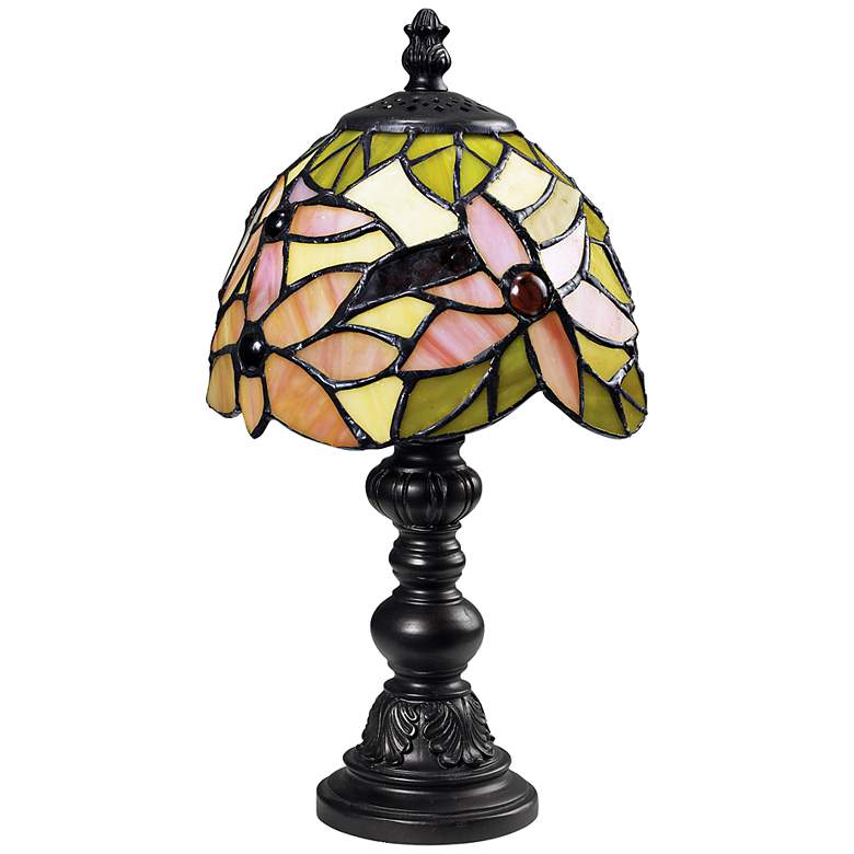 Image 1 Blossom Mini Tiffany Style Accent Lamp