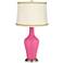 Blossom Pink Anya Table Lamp with Relaxed Wave Trim