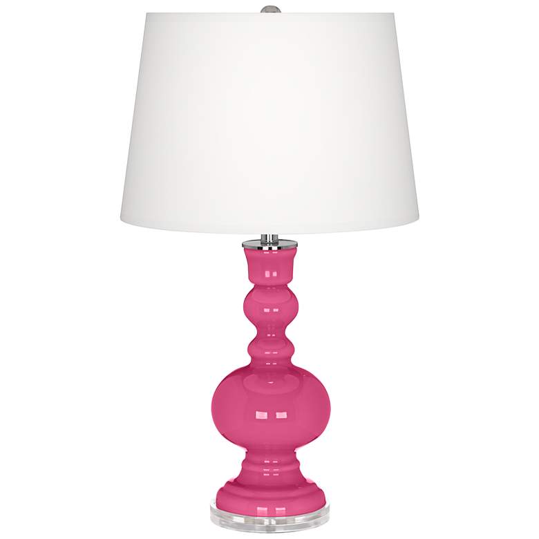 Image 2 Blossom Pink Apothecary Table Lamp with Dimmer