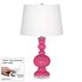 Blossom Pink Apothecary Table Lamp with Dimmer