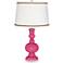 Blossom Pink Apothecary Table Lamp with Twist Scroll Trim