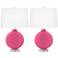 Blossom Pink Carrie Table Lamp Set of 2