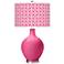 Blossom Pink Circle Rings Ovo Table Lamp