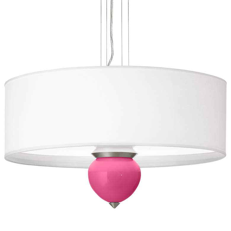 Image 1 Blossom Pink Cleo 24" Wide Pendant Chandelier
