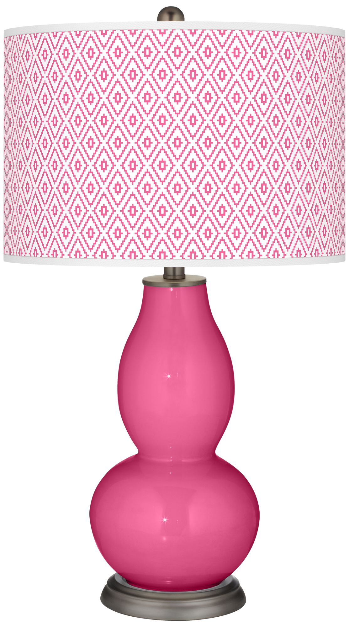 Image Blossom Pink Diamonds Double Gourd Table Lamp