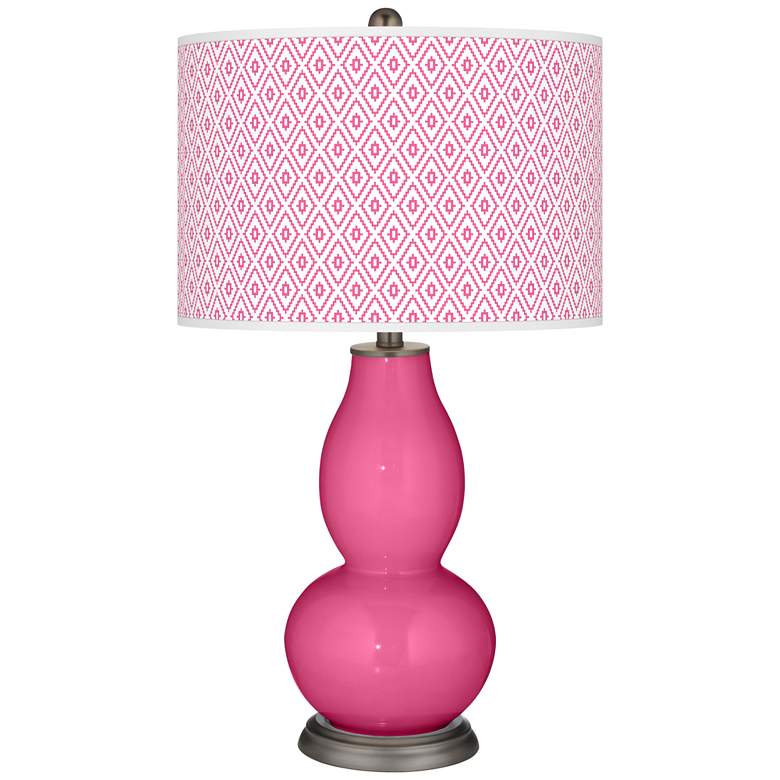 Image 1 Blossom Pink Diamonds Double Gourd Table Lamp