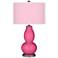 Blossom Pink Diamonds Double Gourd Table Lamp