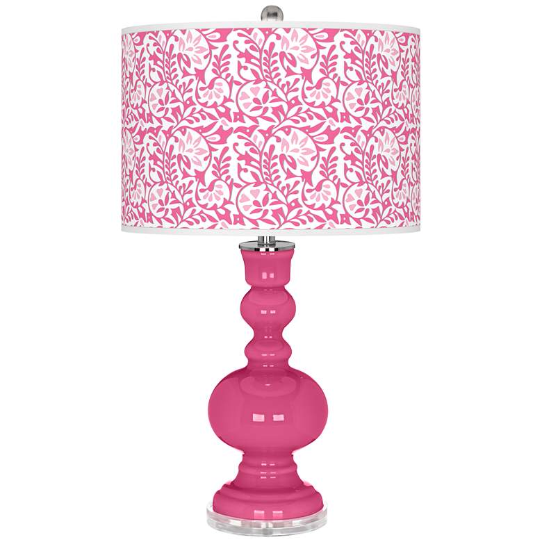 Image 1 Blossom Pink Gardenia Apothecary Table Lamp