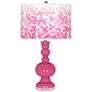 Blossom Pink Mosaic Giclee Apothecary Table Lamp
