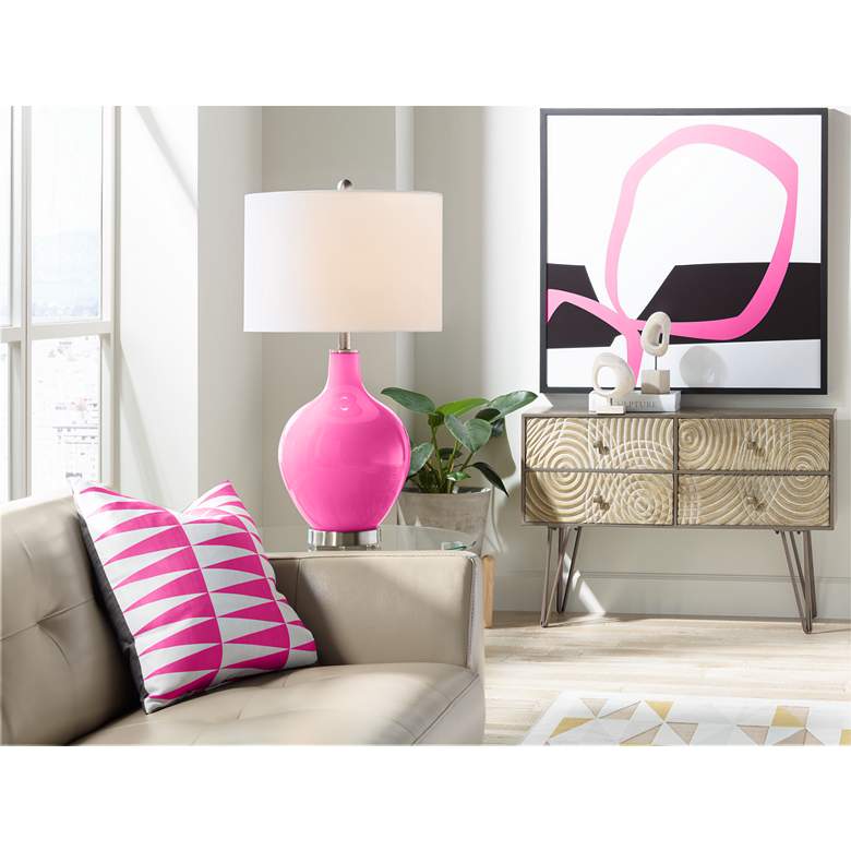 Blossom Pink Ovo Table Lamp more views