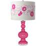 Blossom Pink Rose Bouquet Apothecary Table Lamp