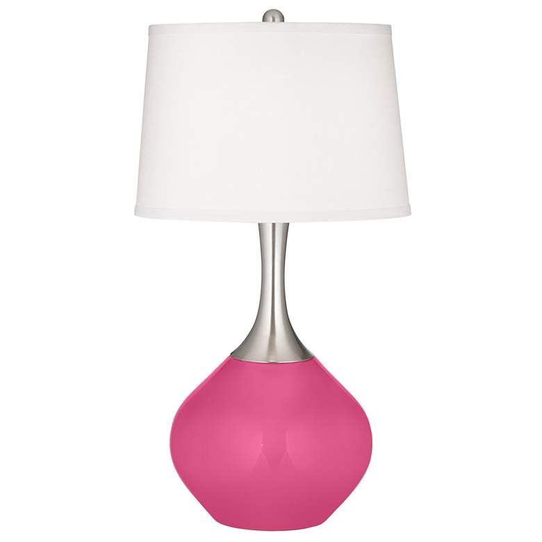 Image 2 Blossom Pink Spencer Table Lamp with Dimmer