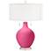 Blossom Pink Toby Table Lamp with Dimmer
