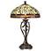 Blossoming Leaf and Vine Tiffany Table Lamp